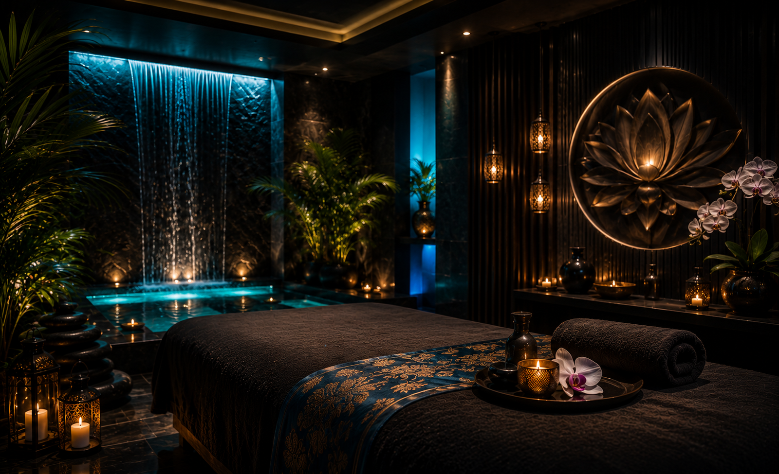 Premium spa and massage ambience at Oceanic Spa Vashi in Navi Mumbai